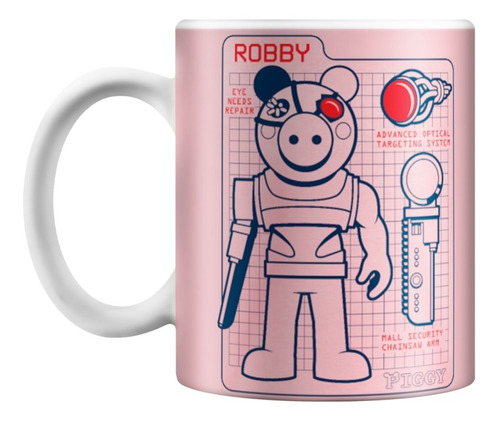 Taza De Ceramica Piggy Robby Roblox