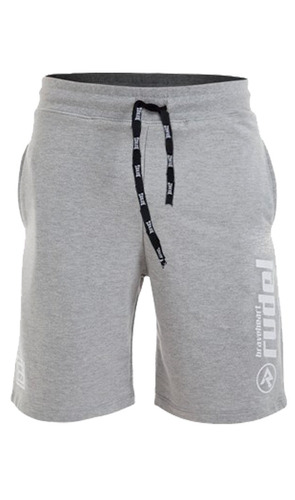 bermuda moletom cinza masculina