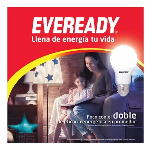 Ampolleta Lampara Eveready 8w Luz Blanca Led Fría Equiv 60w