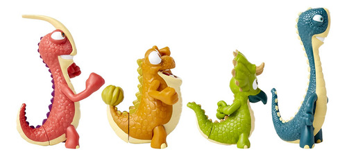 Gigantosaurus Paquete De 4 Figuras De Personajes Con Brazos