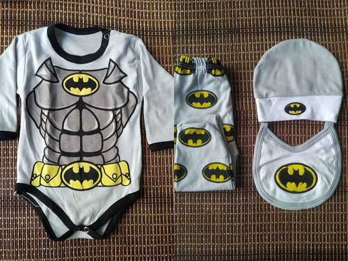 Ajuar Ropa De Bebe Super Heroes Ajuar Batman