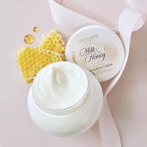 Oriflame Milk & Honey Crema Hidratante Cuerpo Y Manos 250 Ml