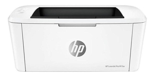 Impressora função única HP LaserJet Pro M15w com wifi branca 110V - 127V