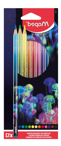 Lápis De Cor 12 Cores Deepsea Paradise Maped