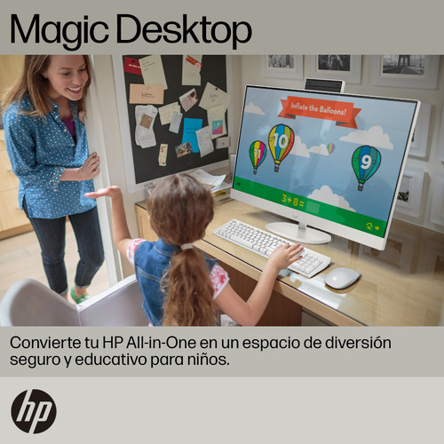 All-in-one Hp 24-cr0019la Amd Ryzen 3 Blanco