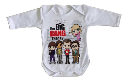 Body Bebê Luxo The Big Bang Theory Desenho Serie