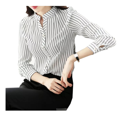 Blusa De Mujer Elegante Oficina 14 Ymoss