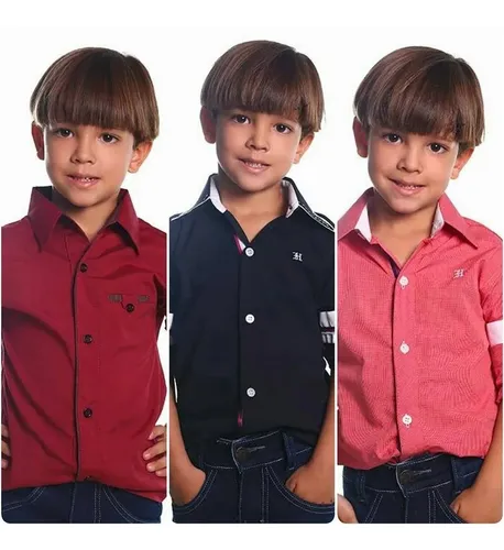 Camisa social hotsell slim infanto juvenil
