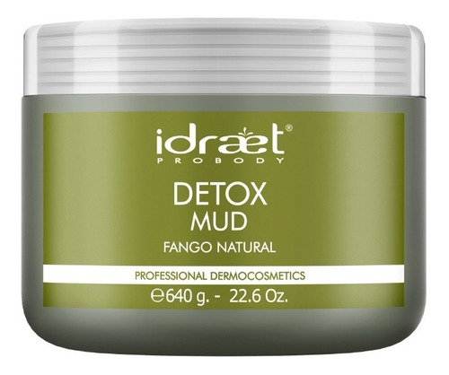 Fango Natural Detoxificante Oxigenante Idraet Detox Mud 640g