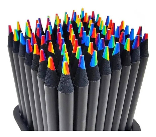  Lápices De Colores Tipo Arcoíris Para Pintura Arte Infantil