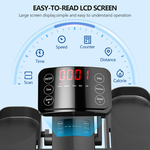 Máquina Elíptica Compacta Para Ejercicio Bajo El Escritorio