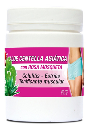 Crema Aloe, Centella Asiática Con Rosa Mosqueta