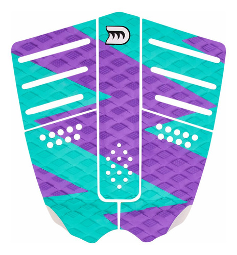 Deck Prancha Surf Termo Fresado J. Bay Água Roxo Wet Dreams