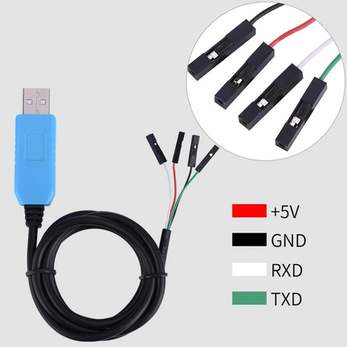 Imagem 2 de 7 de Conversor Usb Ttl Rs232 Pl2303ta Pl2303 Com Cabo Arduino