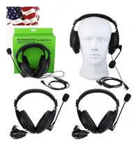 Comprar 4pcs 2pin Ptt\u002Fvox Headset Auricular Para Radio Baofeng 888s 