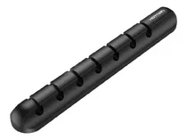Comprar Organizador de Cables Adhesivo Vention - Para 7 Cables con Pegamento 3M - Desktop Cable Manager Negro de Silicona - Tres Slots \u002F Puertos - Para Escritorio Pc Audio \u002F Bandeja - Pack de 1 unidad - KBSB0