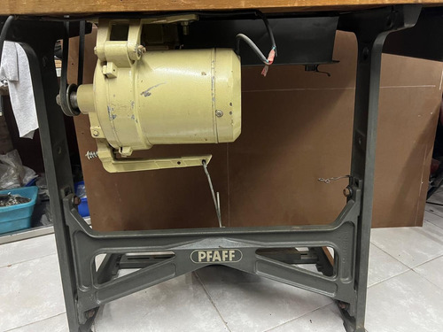 Maquina Recta Industrial Pfaff Doble Aguja Gris (Usado)
