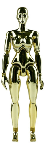 Cy Girl Gold Chrome Body 2003 Sdcc Exclusive Fig 12 PuLG Bbi