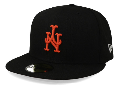 Gorra New Era 59 Fifty Upside Down Aop Mets Negro Cerrado