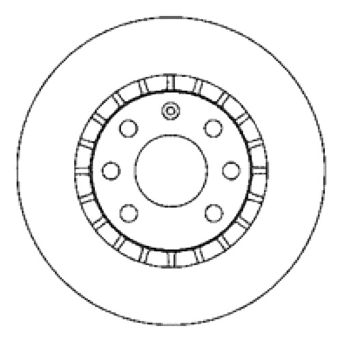 Disco Freno Delantero Gm (256mm) Daewoo Espero