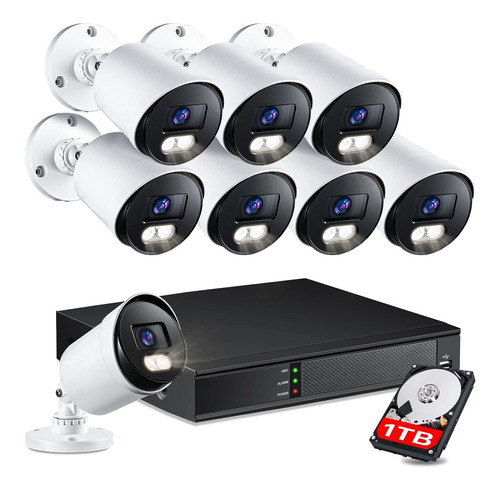 Dicaffe Camara Seguridad Para Hogar Dvr 8 Canal 1080p 1