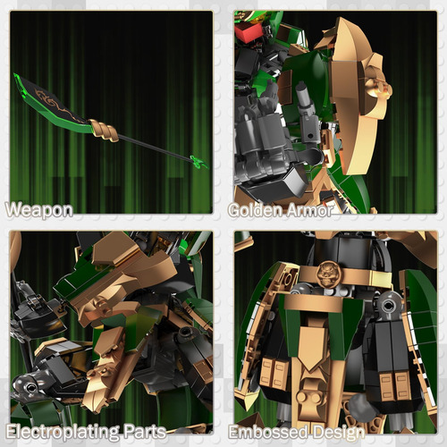 Jmbricklayer Mecha Robot Bloques De Construcción, Kit De Mod
