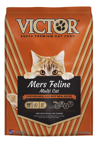 Victor Alimento Para Gatos Sper Premium  Alimento Seco Para