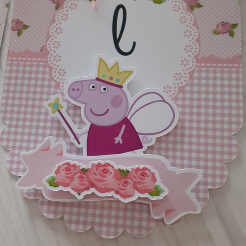 Banderines Personalizados 3d Peppa