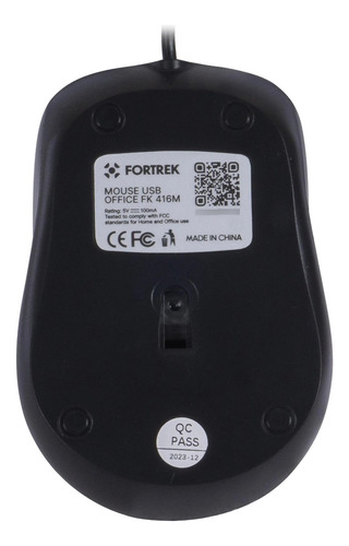 Mouse Fortrek Om103bk Usb 2400 Dpi Preto Fk 416m Preto