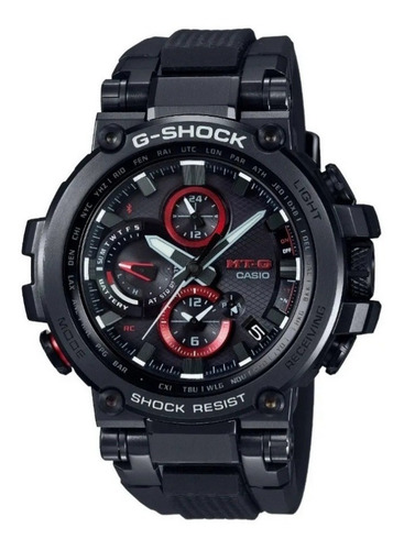 Reloj Casio Gs Mt-g Toughmvt Solar Camtgb1000b1acr Color de la correa Negro Color del bisel Negro Color del fondo Negro