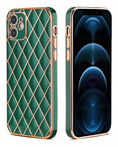 En Stock Abfa Shop Case Cromado Rombos Samsung S22 Verde