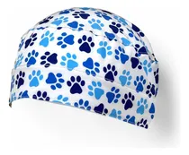 Comprar Pack X4 Gorros Médico Tela Nova Antifluido Estampado Huellas