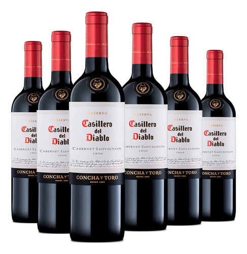 Vino Casillero Del Diablo Cabernet Sauvignon 6x750 Ml