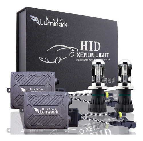 Par Lâmpada Xenon Luminark Premium Supreme H1 H4 H7 H11 Hb3