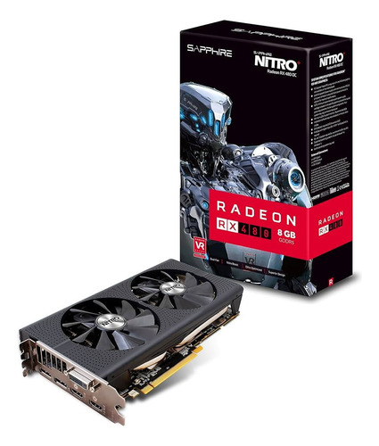 Placa De Video - Sapphire Nitro+ Radeon Rx 480 8gb Gddr5 