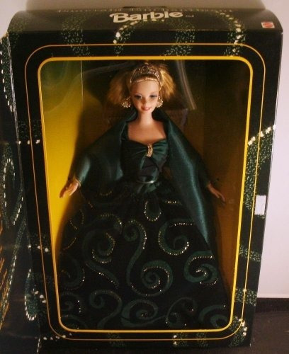 1996 Edicion Limitada Emerald Enchantment Blonde Barbie Doll