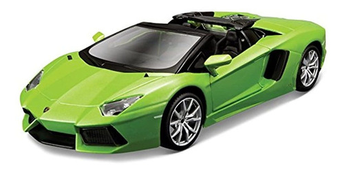 Carro Para Niños Color Verde Modelo Lamborghini Aventador