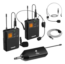 Comprar Sistema Inalámbrico Tonor Uhf, 2 Micrófonos Headset, 200ft