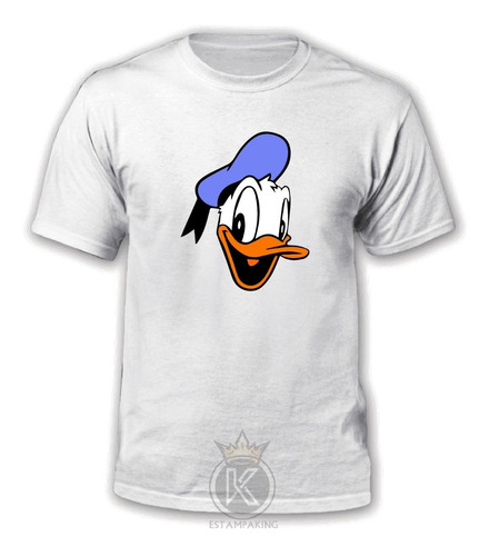 Polera Pato Donald - Pato Blanco - Serie Infan - Estampaking