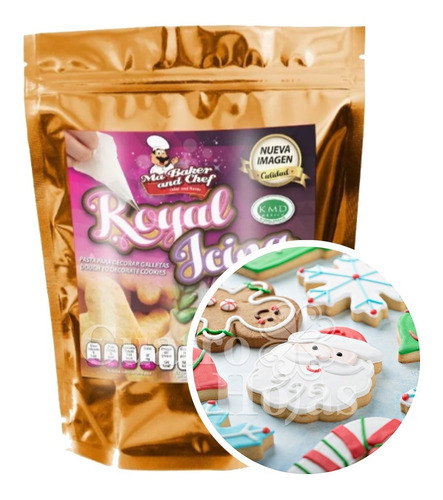 Royal Icing Ma Baker Pasta Para Decorar Galletas 250 Gr.