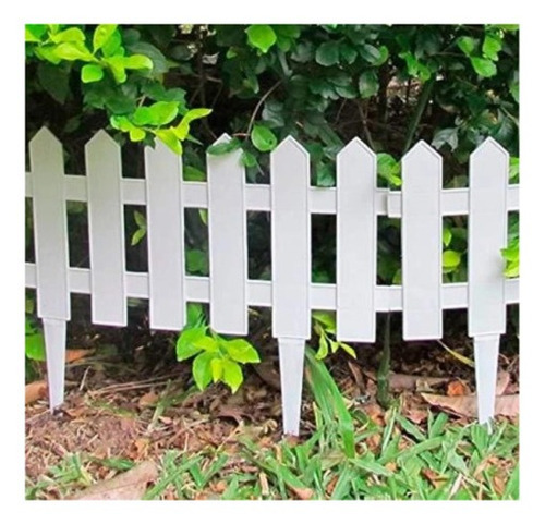 Kit 12 Cercas Decorativas Para Jardim Inglês 4,8 M X 19 Cm