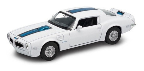 Welly 1:34 1972 Pontiac Firebird Trans Am Blanco 43735cw