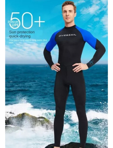 Traje De Buzo Superelástico Para Hombre Con Protección Solar
