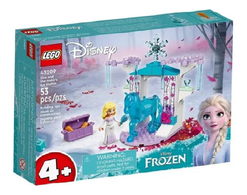 Lego Disney 43209 Frozen Estábulo De Gelo Da Elsa E Nokk Quantidade de peças 53