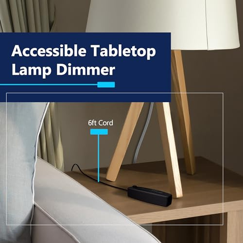 Interruptor De Atenuacin Lider Para Lmpara De Mesa, 200w, 12