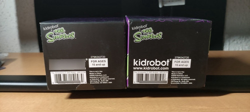 Los Simpsons Kidrobot 3 In Kang & Kodos Brillan Obscuridad (Usado)