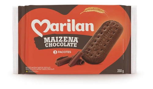Biscoito Chocolate Marilan Maizena 350g