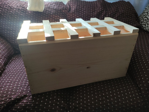 Juguetero Baúl Madera Rustico Mod. 2 (Usado)