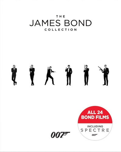 James Bond Colección Completa [blu-ray], Pack 24 Discos