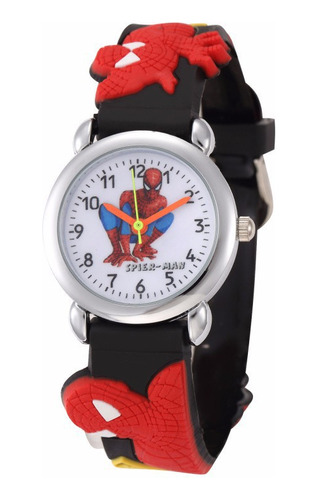 Reloj Pulsera Spiderman Funcion Análogo Agujas. Niños 